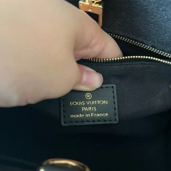 Black Monogram Tote Bag - Picture 8 of 11